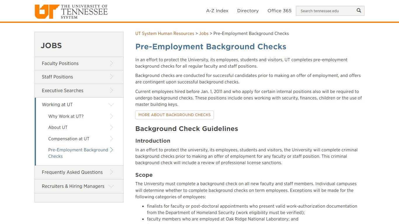 Pre-Employment Background Checks - Jobs